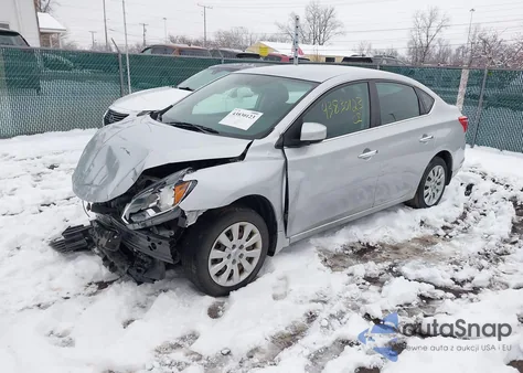 2019 Nissan Sentra S z USA, uszkodzony, nr VIN 3N1AB7APXKY213407